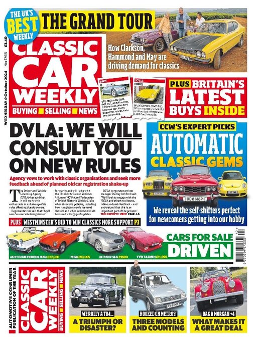 Title details for Classic Car Weekly by H BAUER PUBLISHING LIMITED - Available